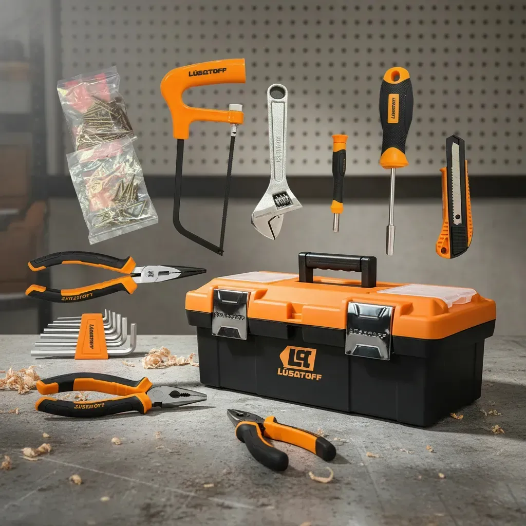 SET DE HERRAMIENTAS MANUALES 46 PIEZAS - LUSQTOFF
